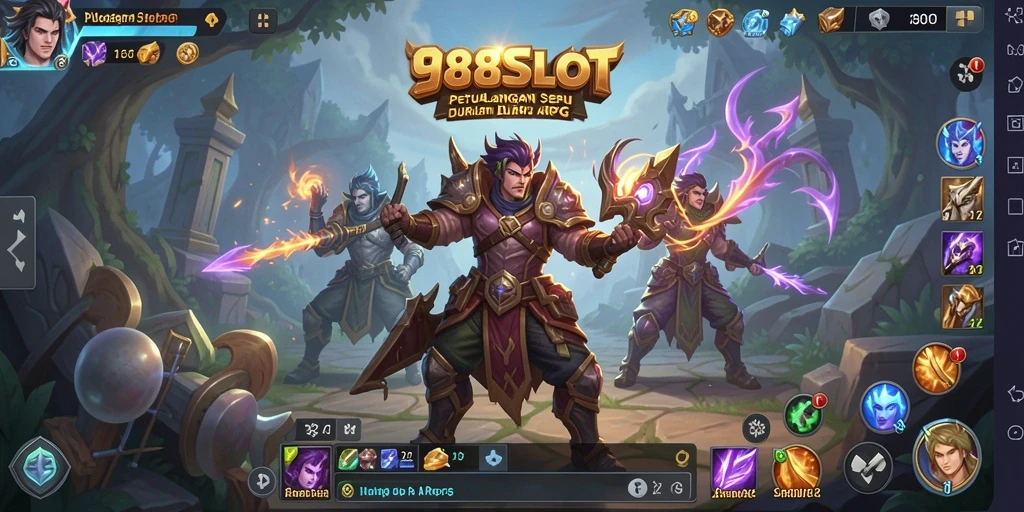 Tampilan gameplay seru di dunia ARPG 988SLOT.