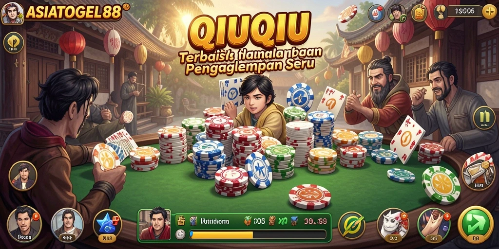 Screenshot gameplay QiuQiu ASIATOGEL88 yang seru dan interaktif.