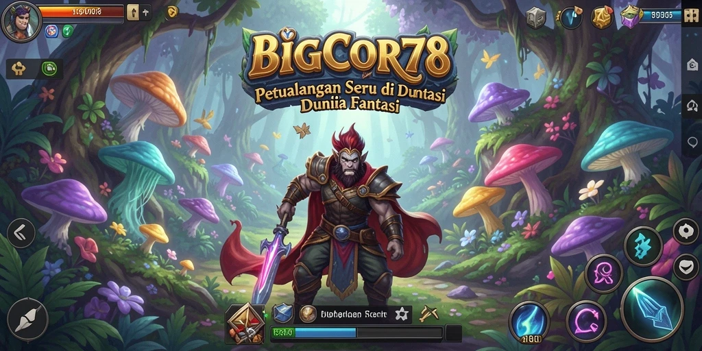 Gameplay seru di dunia fantasi BIGCOR78 yang penuh petualangan.