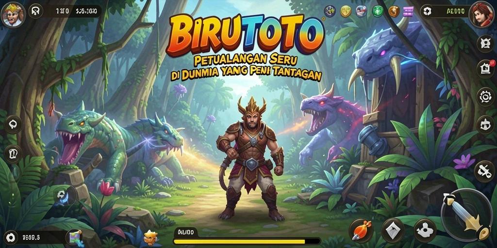 Gameplay BIRUTOTO yang menantang dan menarik.
