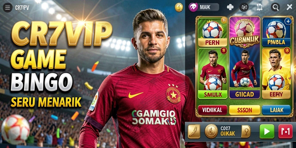 Tampilan menarik dari gameplay Bingo di CR7VIP yang penuh warna.