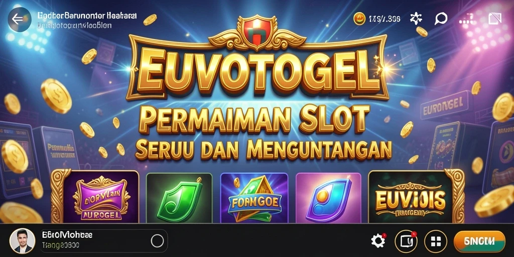 Tampilan gameplay Slot di EUROTOGEL yang menarik dan mendebarkan.