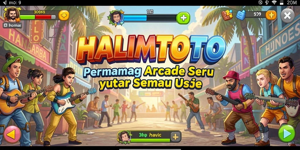 Tampilan gameplay seru di HALIMTOTO dengan aksinya yang mendebarkan.