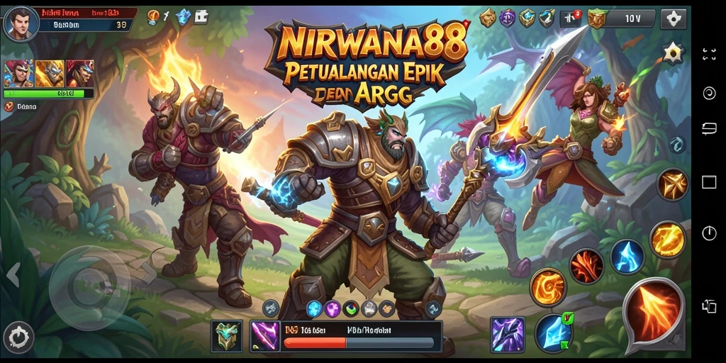 Tampilan gameplay NIRWANA88 yang mendebarkan dan penuh aksi.