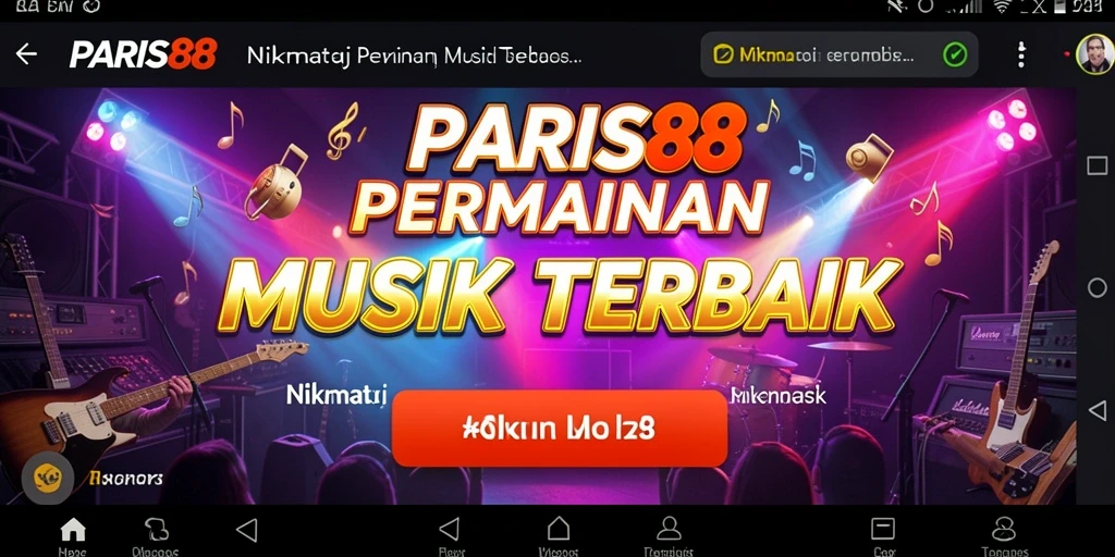 Tampilan utama gameplay PARIS88 dengan antarmuka interaktif yang menarik.