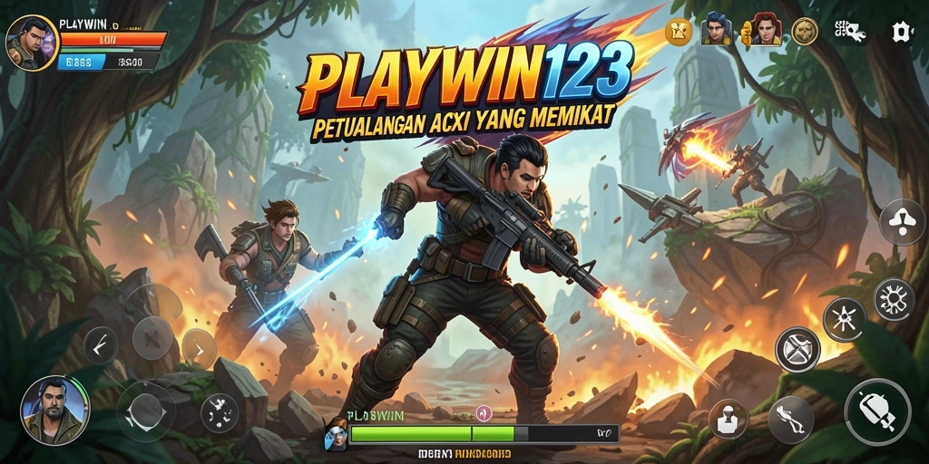 Tampilan gameplay mendebarkan dari PLAYWIN123 dalam aksi.