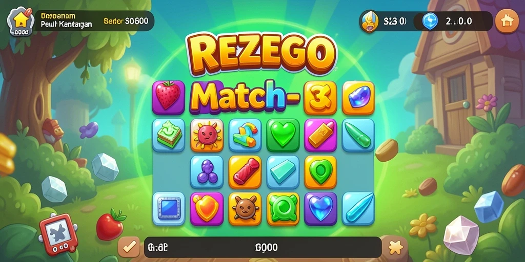 Tampilan menarik dengan gameplay seru di REZEGO.