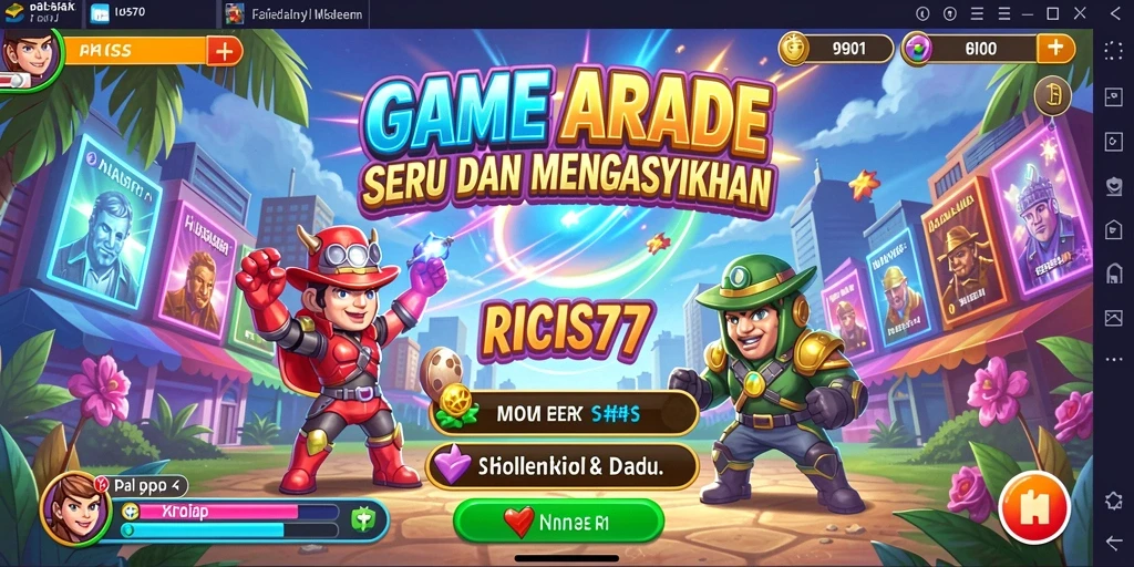 Gameplay seru dalam RICIS77 yang penuh tantangan.