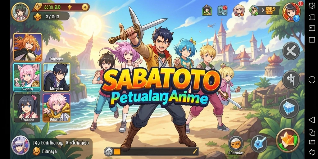 Tampilan gameplay SABATOTO yang menarik dan penuh warna.