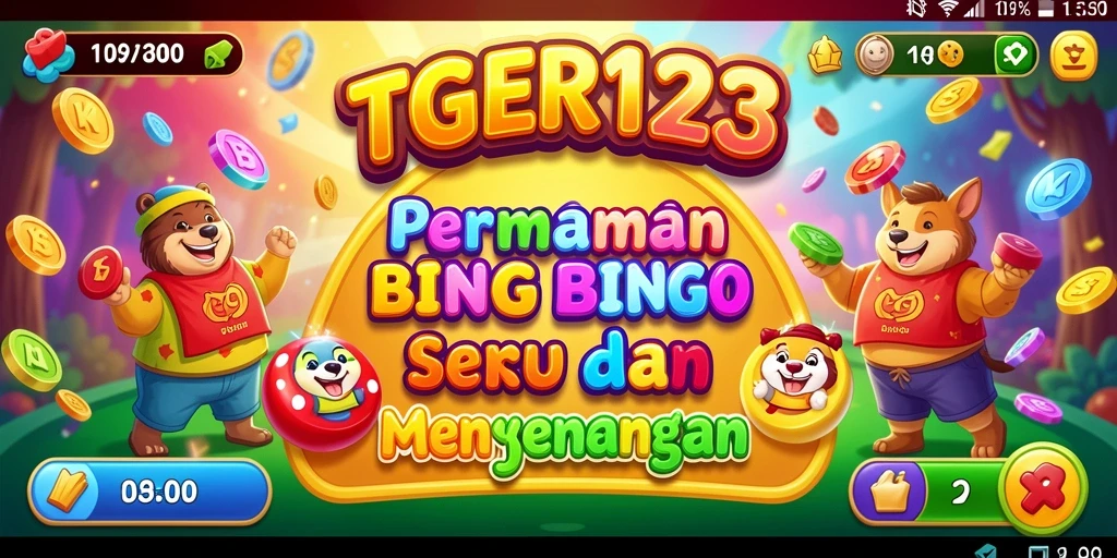 Tampilan menarik dari gameplay TGER123 dengan suasana Bingo yang seru.