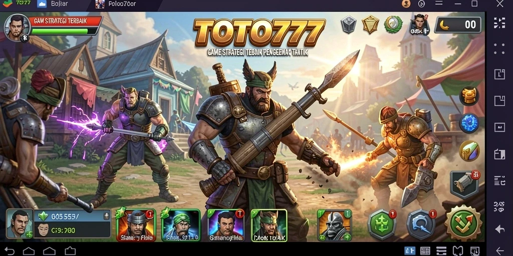 Tampilan gameplay TOTO777 yang menantang dan strategis.