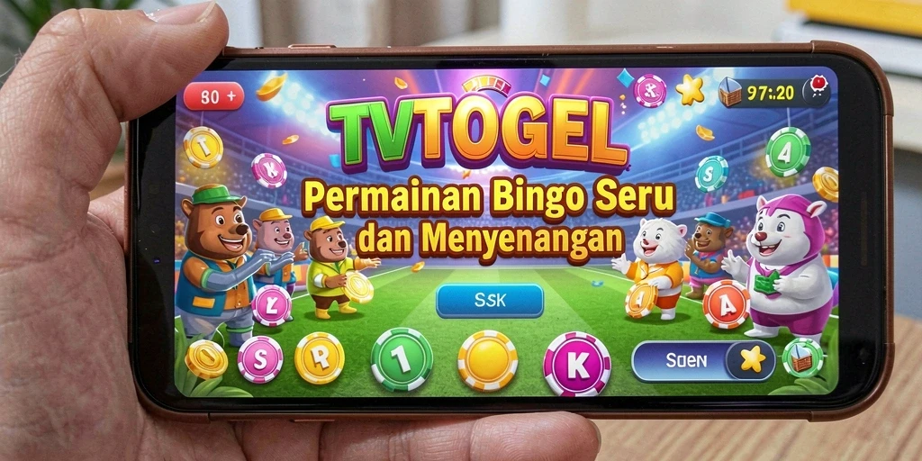 Tampilan gameplay Bingo di TVTOGEL yang penuh warna dan dinamis.