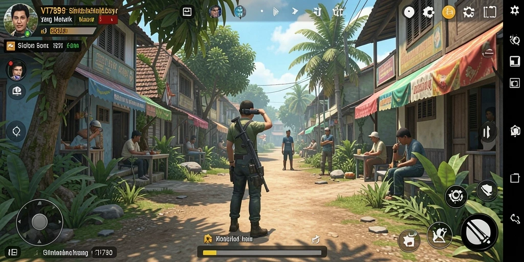 Tangkapan layar utama VT789 menampilkan gameplay simulasi yang menarik.